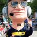 A giant Bo Schembechler head marches down Main St. courtesy of the Detroit Parade Company at the 23rd Annual Ann Arbor Jaycees Fourth of July Parade on Thursday, July 4, 2013 on South State Street in downtown Ann Arbor. Melanie Maxwell | AnnArbor.com